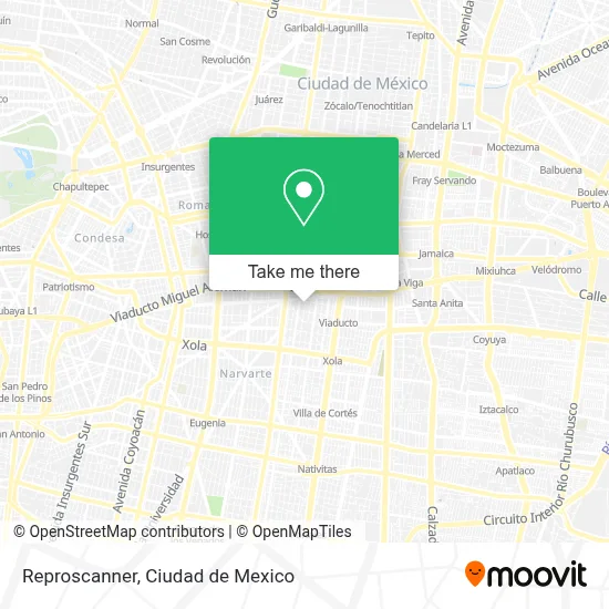 Reproscanner map