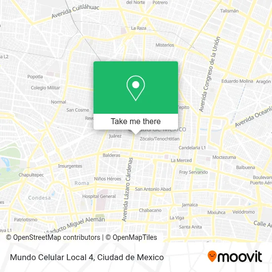 Mundo Celular Local 4 map