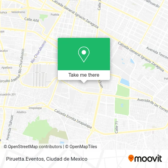 Piruetta.Eventos map