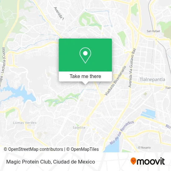 Magic Protein Club map