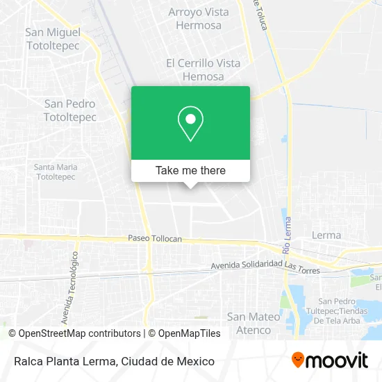 Ralca Planta Lerma map