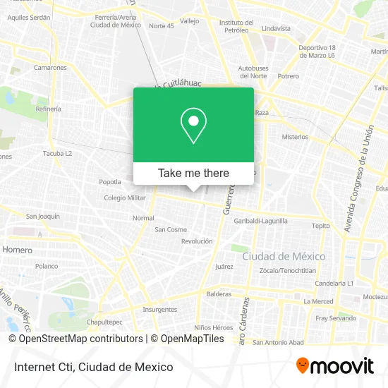 Internet Cti map