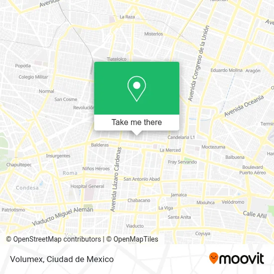 Volumex map