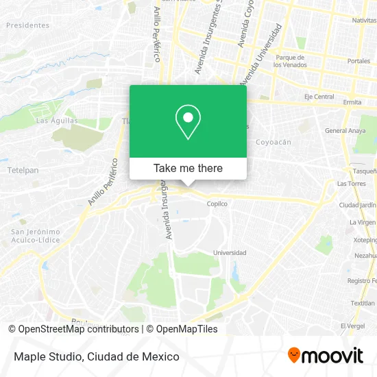 Maple Studio map