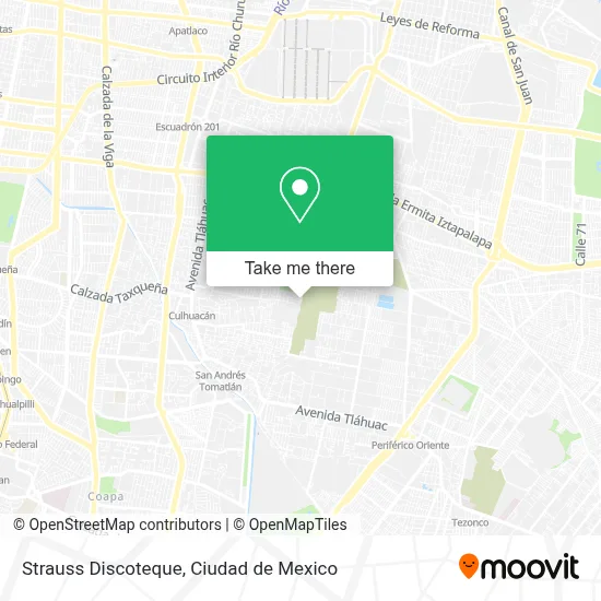 Strauss Discoteque map
