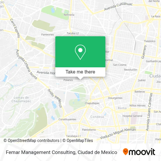 Femar Management Consulting map