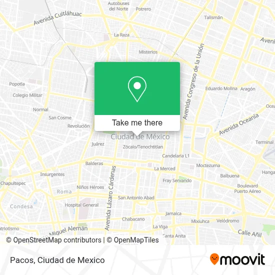Pacos map