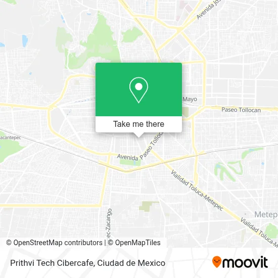 Prithvi Tech Cibercafe map