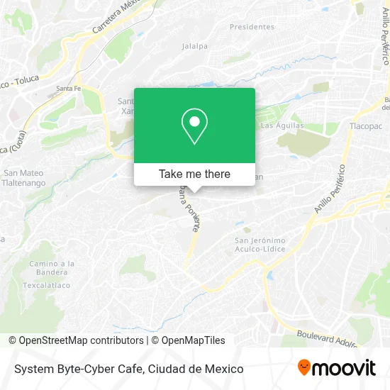 System Byte-Cyber Cafe map