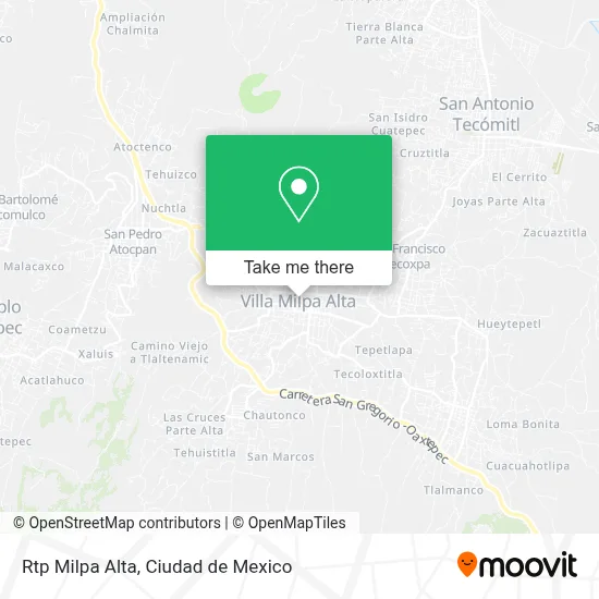 Rtp Milpa Alta map