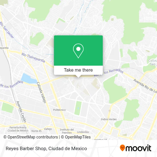 Reyes Barber Shop map