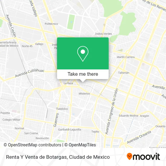 Renta Y Venta de Botargas map