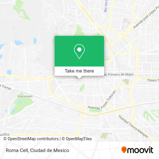 Roma Cell map