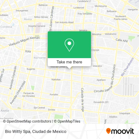 Bio Witty Spa map