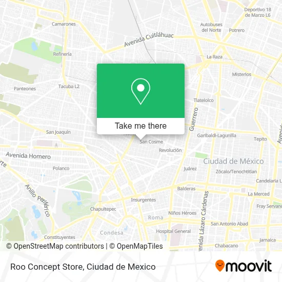 Roo Concept Store map