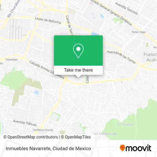 Inmuebles Navarrete map