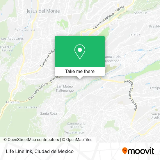 Life Line Ink map