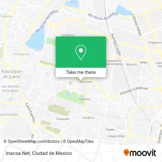 Inacsa.Net map