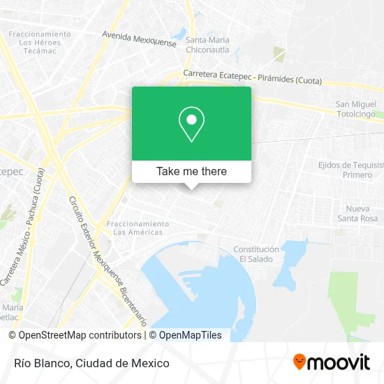 Río Blanco map