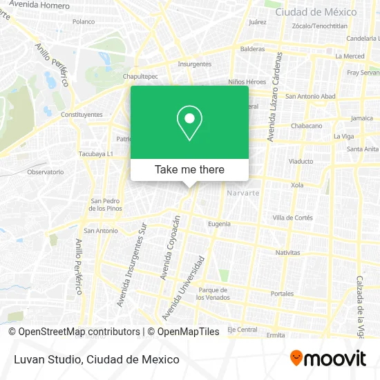 Luvan Studio map