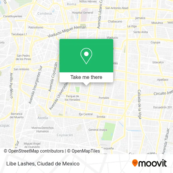 Libe Lashes map