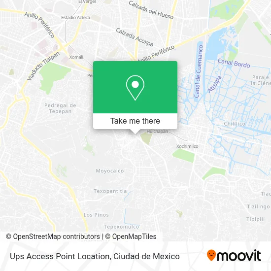 Ups Access Point Location map