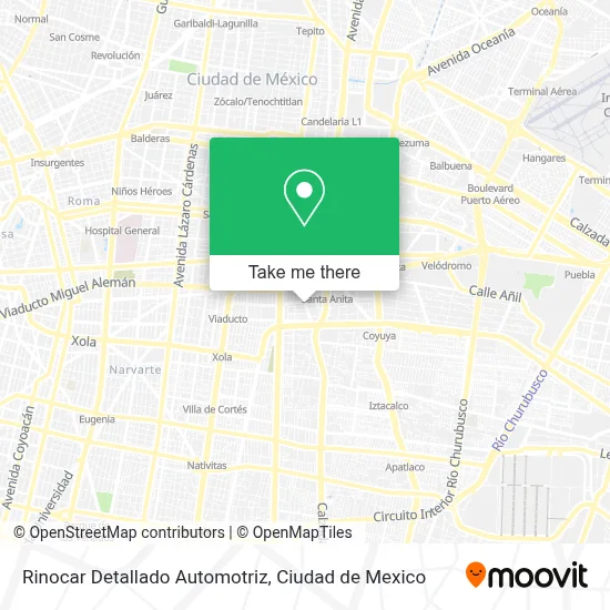 Rinocar Detallado Automotriz map