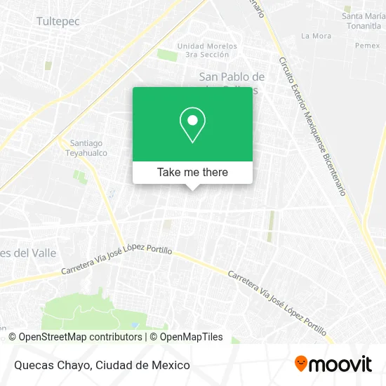 Quecas Chayo map
