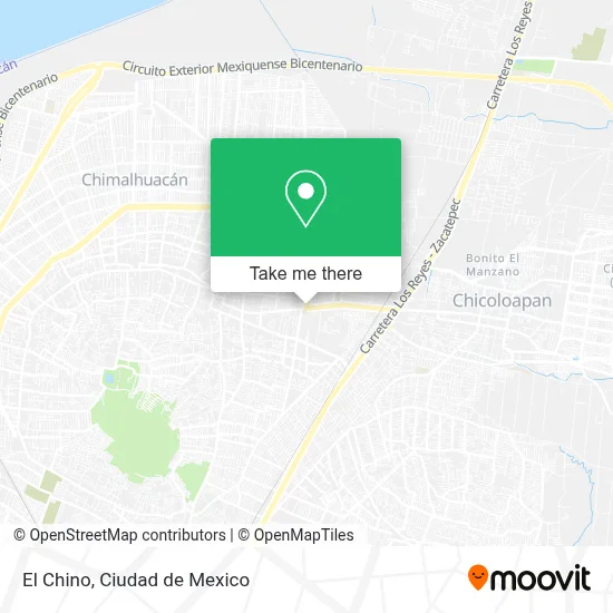 El Chino map