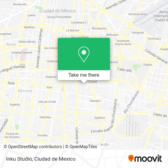 Inku Studio map