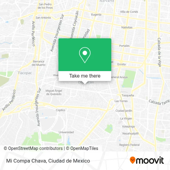 Mi Compa Chava map