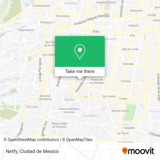 Netfy map