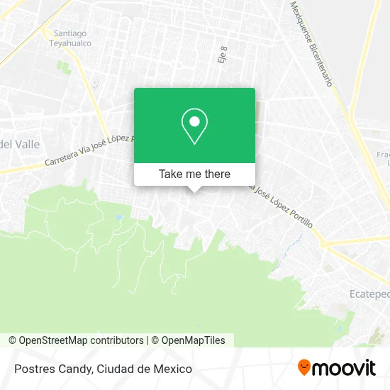 Postres Candy map