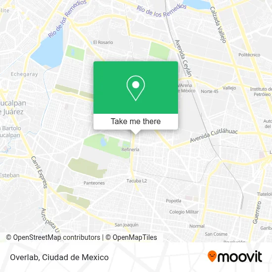 Overlab map
