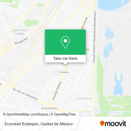 Ecoclean Ecatepec map