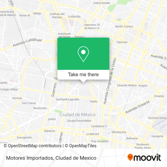 Motores Importados map