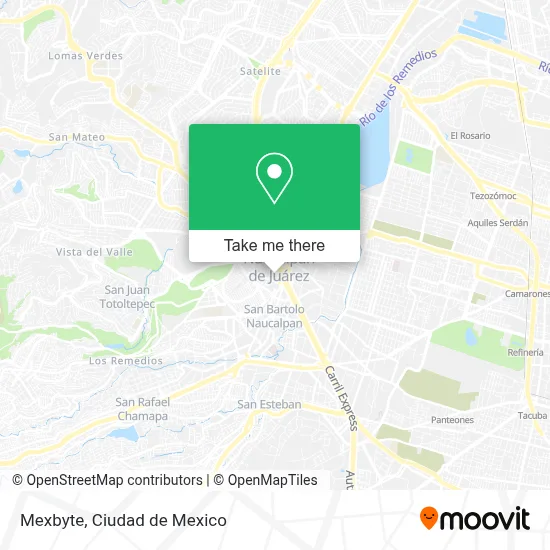 Mexbyte map