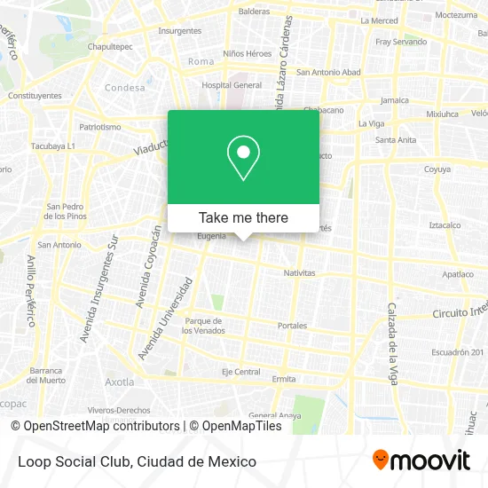Loop Social Club map