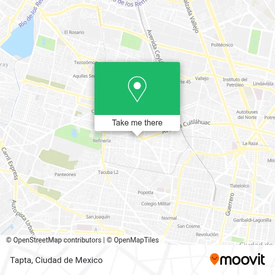 Tapta map