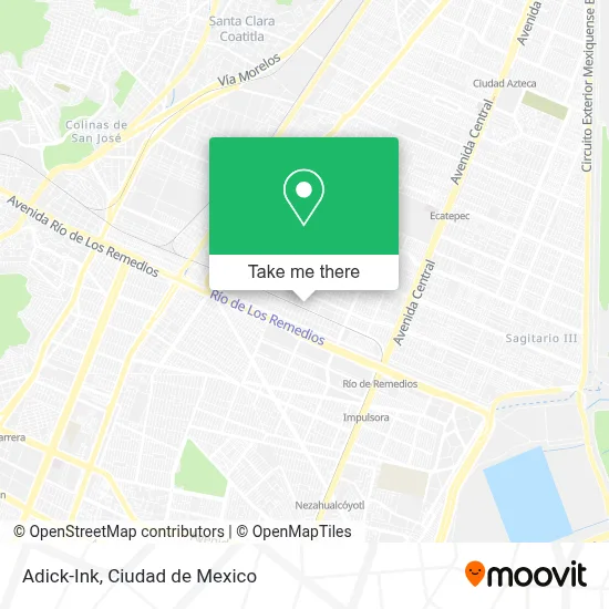 Adick-Ink map