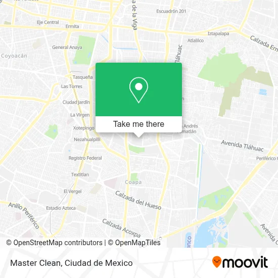 Master Clean map