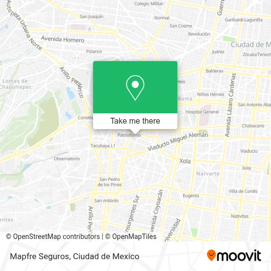 Mapfre Seguros map