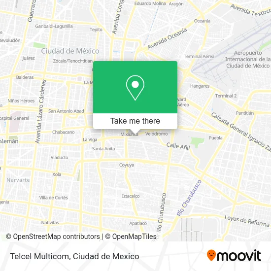 Telcel Multicom map