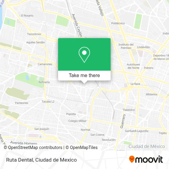 Ruta Dental map