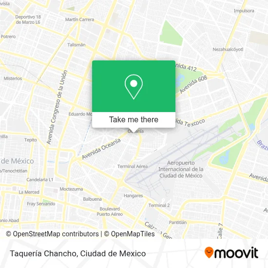 Taquería Chancho map