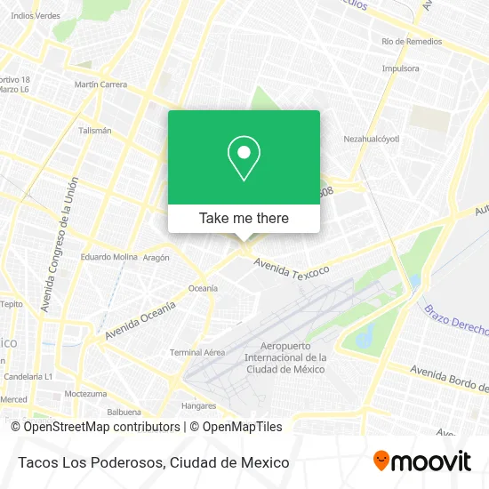 Tacos Los Poderosos map