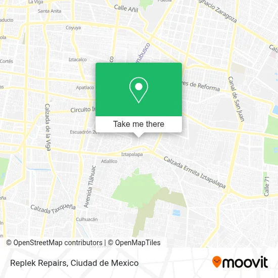 Replek Repairs map