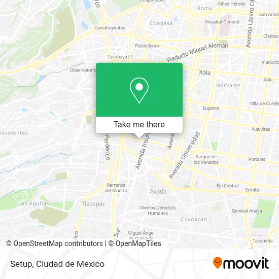 Setup map