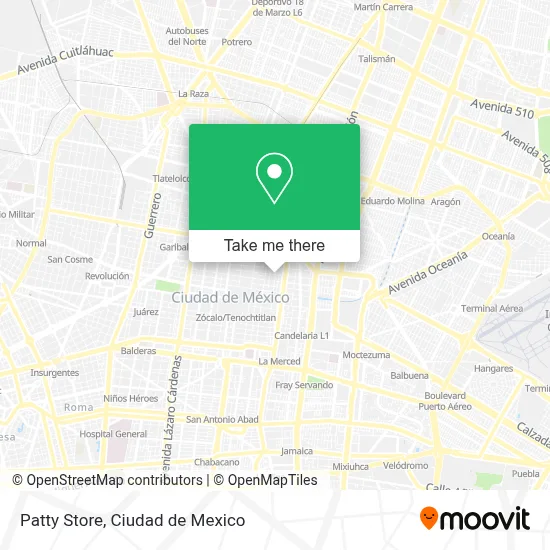 Patty Store map