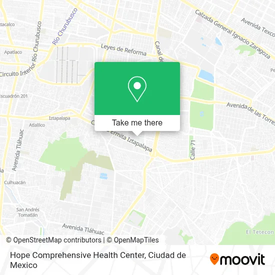 Hope Comprehensive Health Center map